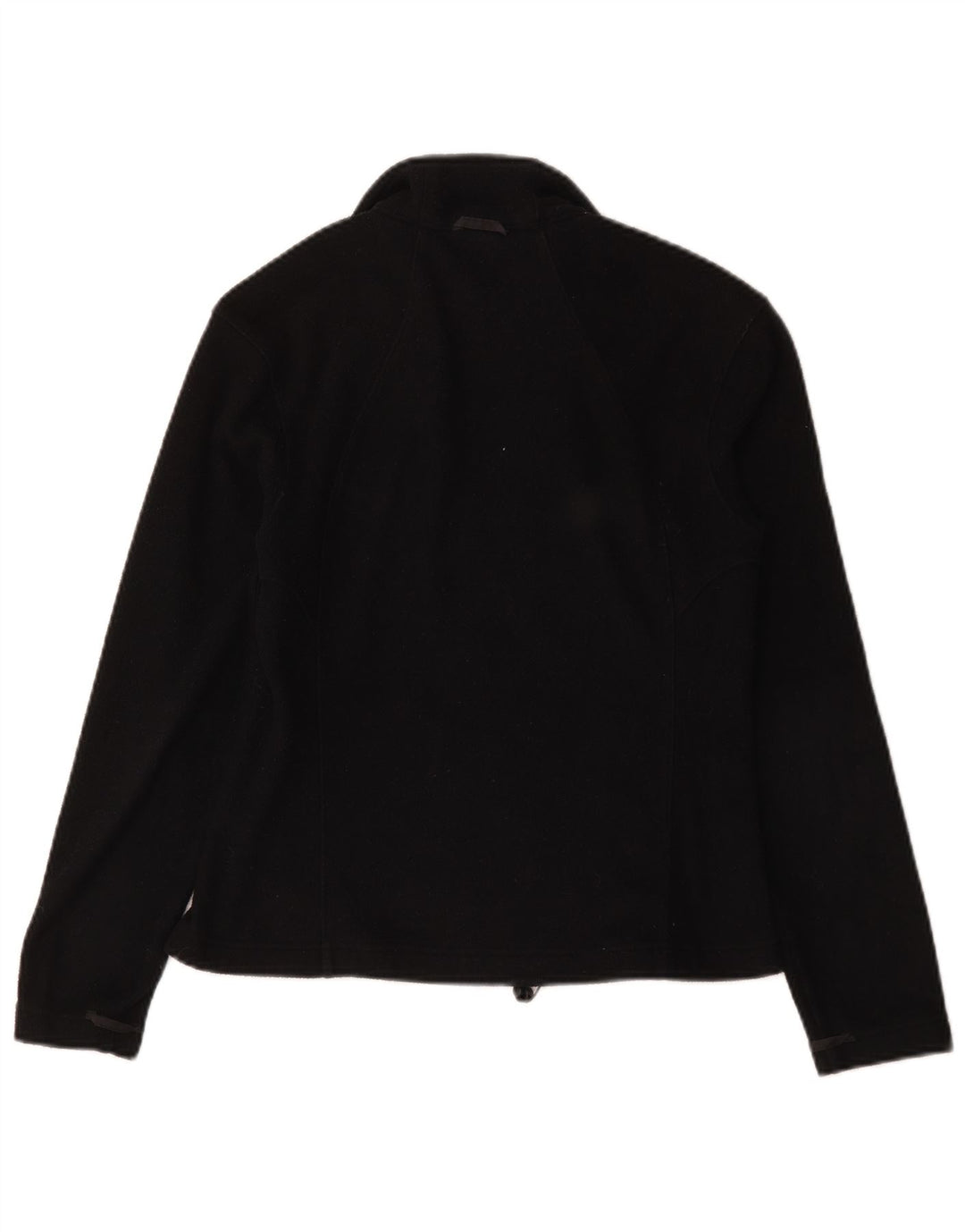 Jack Wolfskin Womens Fleece Jacket UK 10 Small Black Polyester