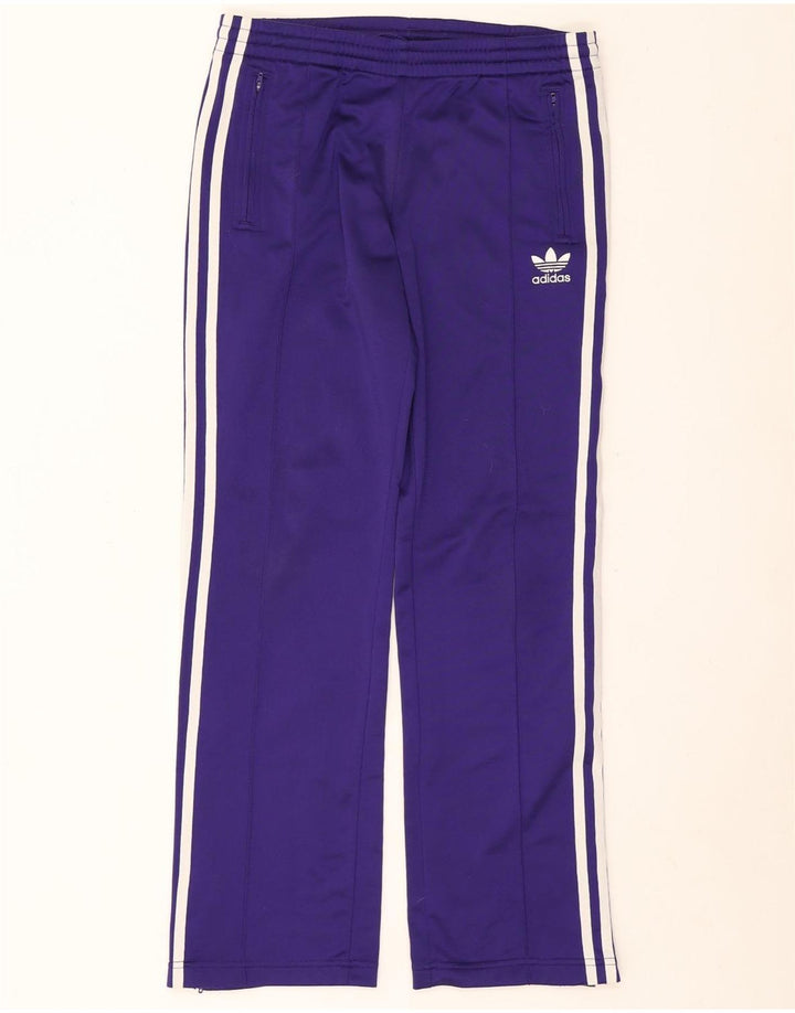 Adidas Womens Tracksuit Trousers EU 34 XS Purple Polyester