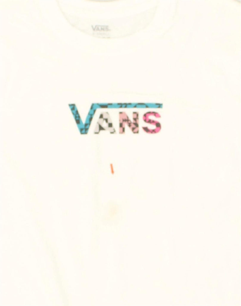 VANS Mens Graphic T-Shirt Top XS White | Vintage Vans | Thrift | Second-Hand Vans | Used Clothing | Messina Hembry 