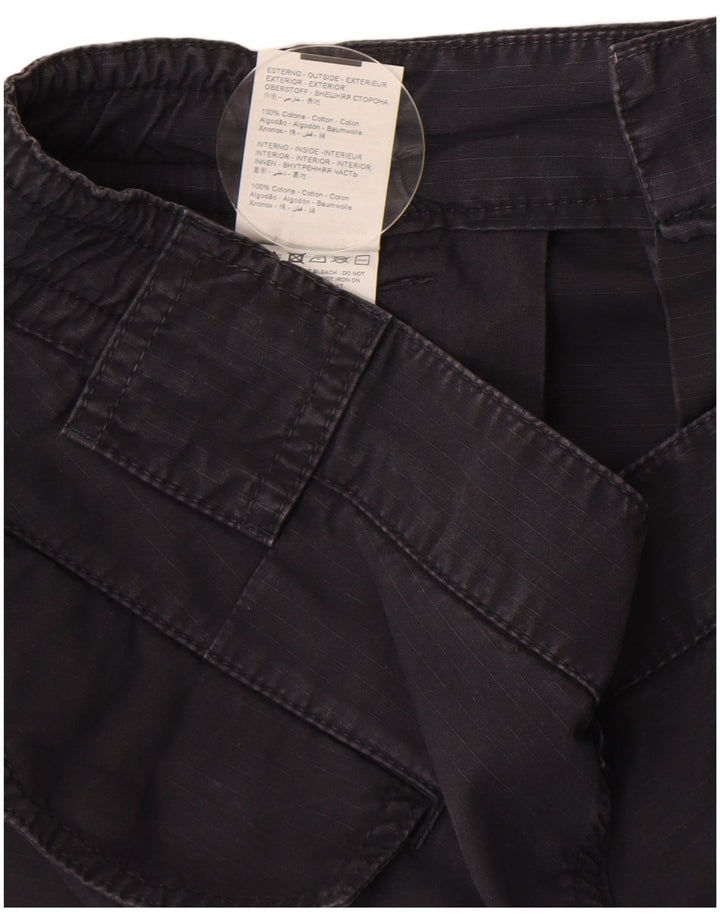 Murphy & Nye Mens Cargo Shorts W36 Large Navy Blue Cotton