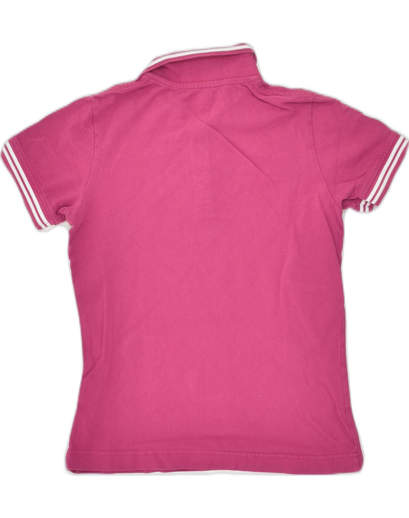 KAPPA Womens Polo Shirt UK 12 Medium Pink Cotton | Vintage Kappa | Thrift | Second-Hand Kappa | Used Clothing | Messina Hembry 