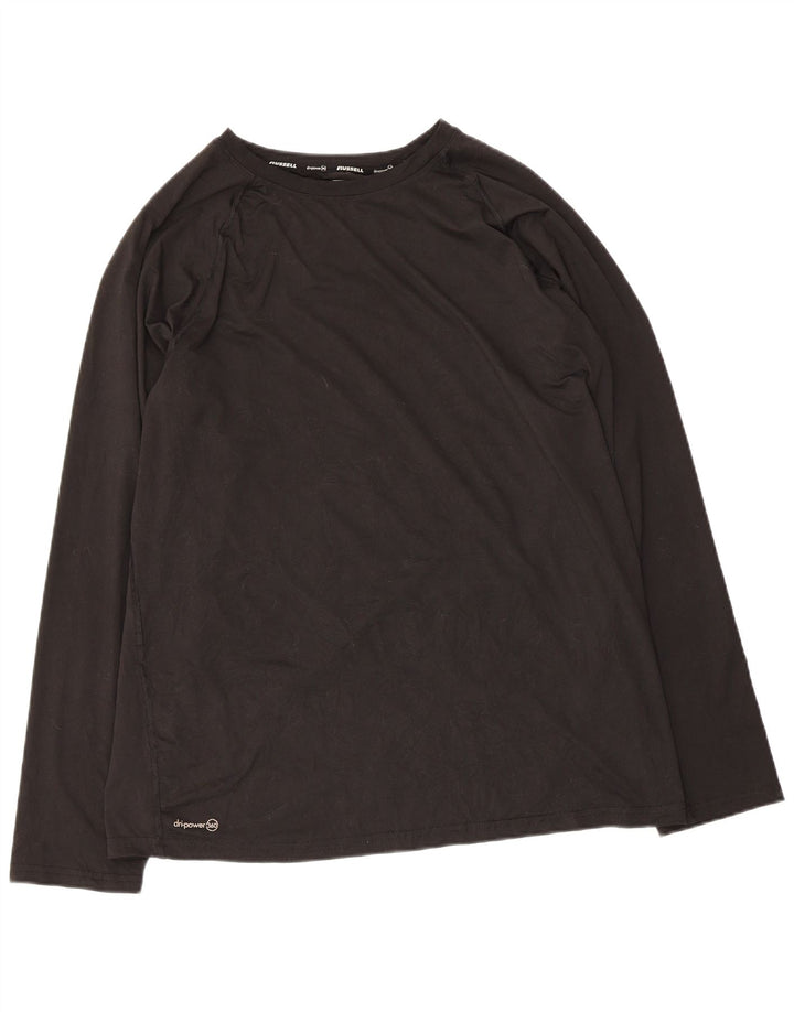 RUSSELL ATHLETIC Mens Top Long Sleeve XL Grey Polyester
