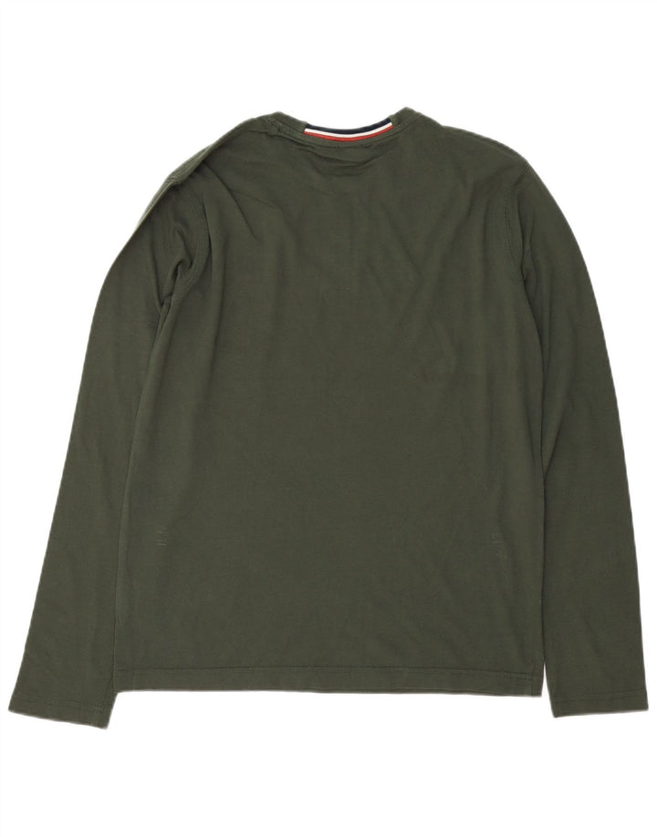 U.S. Polo Assn. Mens Top Long Sleeve Medium Khaki Cotton