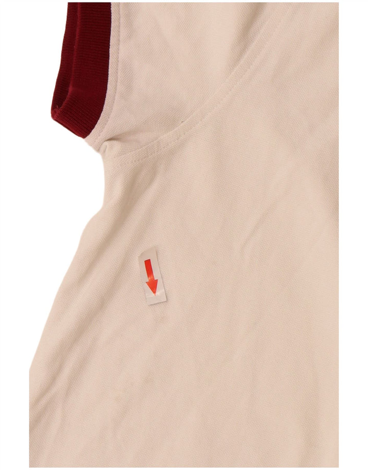 Tommy Hilfiger Mens Slim Fit Polo Shirt Medium White Cotton