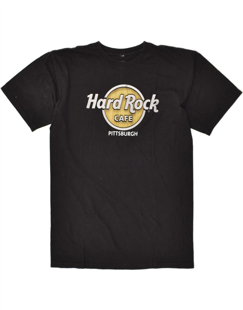 HARD ROCK CAFE Mens Pittsburgh Graphic T-Shirt Top Medium Black Cotton | Vintage Hard Rock Cafe | Thrift | Second-Hand Hard Rock Cafe | Used Clothing | Messina Hembry 