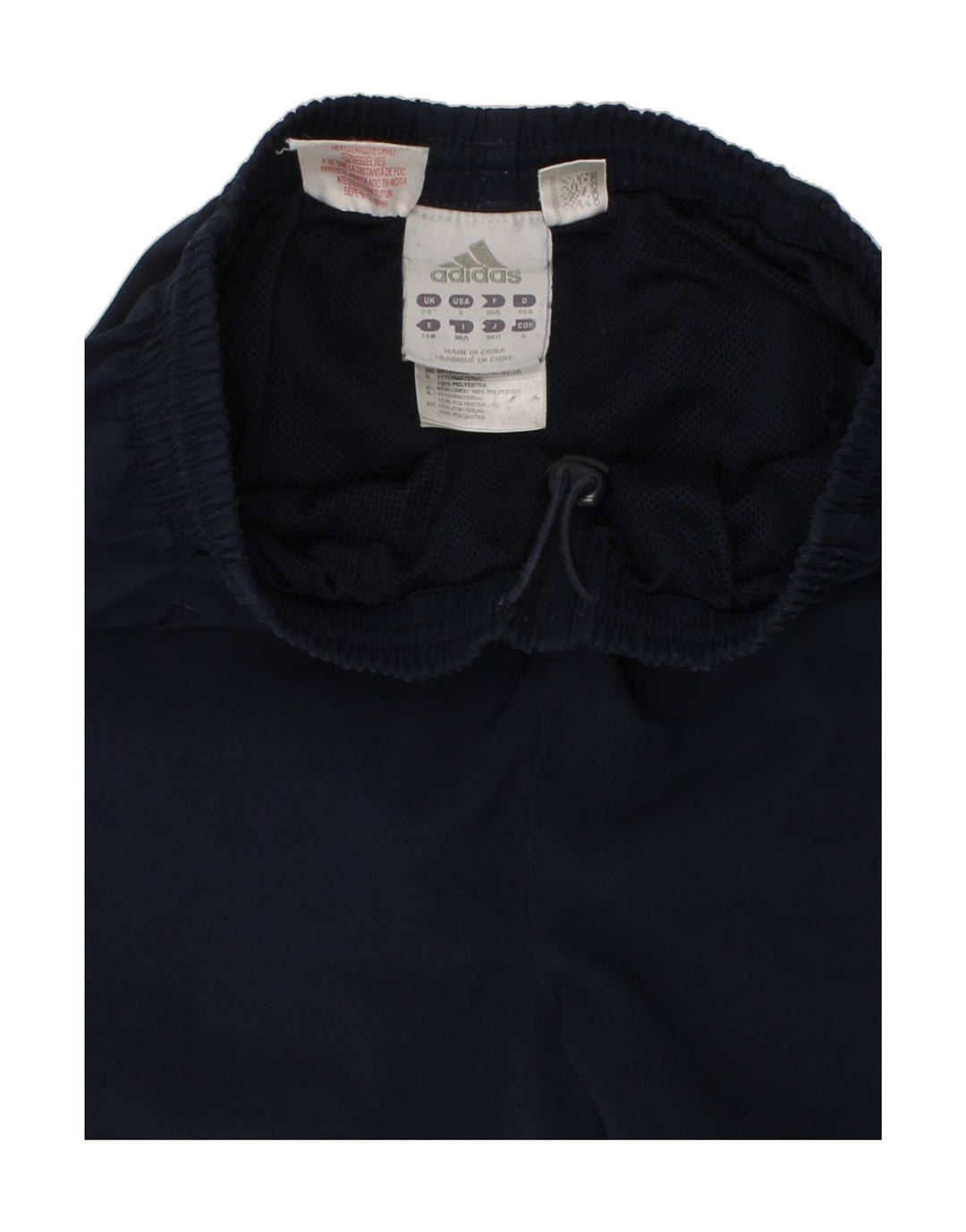 ADIDAS Boys Sport Shorts 9-10 Years Navy Blue Polyester Vintage Adidas and Second-Hand Adidas from Messina Hembry 