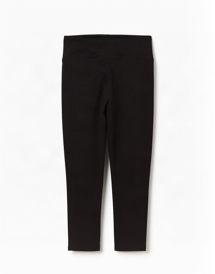 Nike Womens Capri Leggings UK 14 Medium Black Polyester