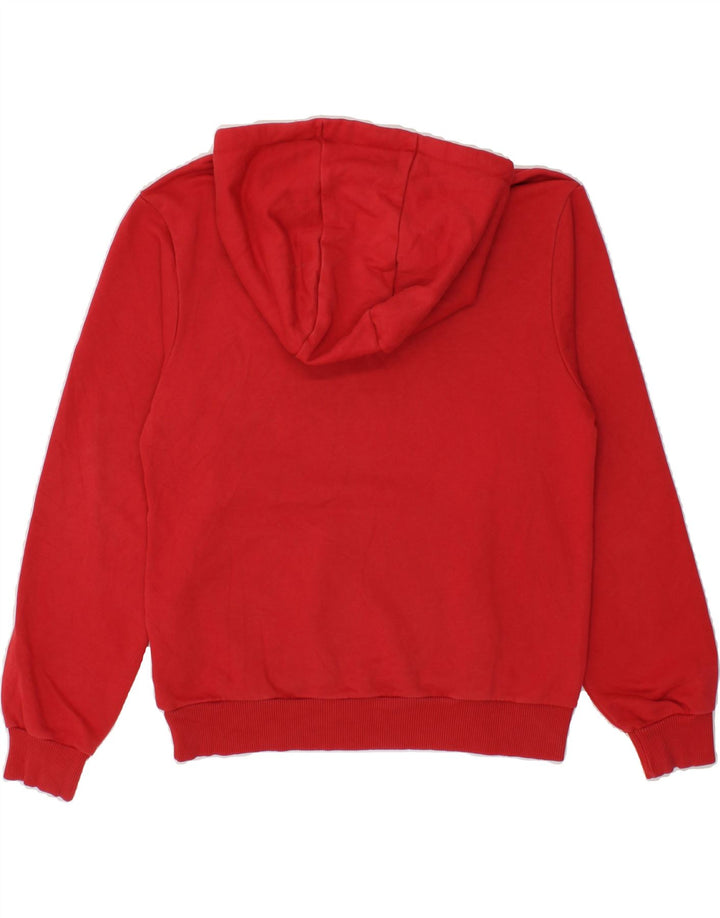 FILA Mens Hoodie Jumper XS Red Cotton Vintage Fila and Second-Hand Fila from Messina Hembry 
