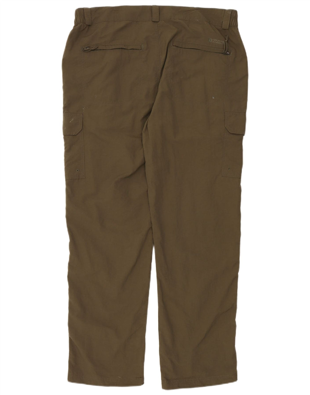MOUNTAIN WAREHOUSE Mens Straight Cargo Trousers W38 L32 Khaki Nylon