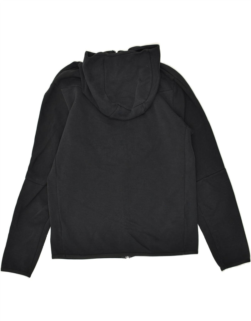 NIKE Mens Zip Hoodie Sweater Medium Black Polyester | Vintage Nike | Thrift | Second-Hand Nike | Used Clothing | Messina Hembry 