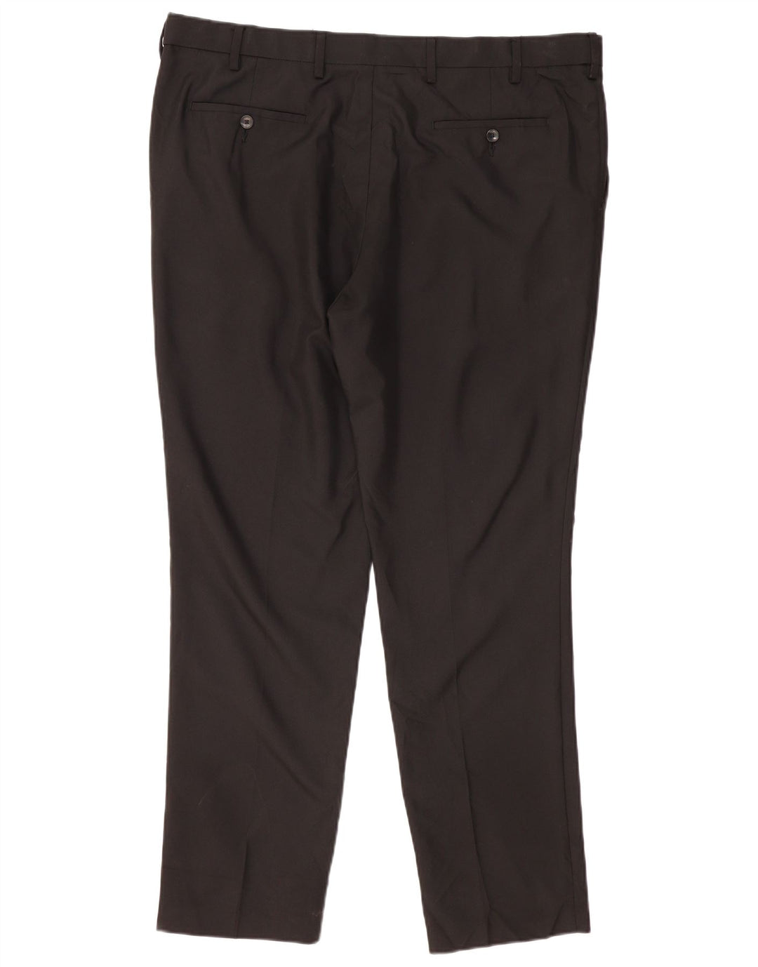 Marks & Spencer Mens Slim Fit Chino Trousers W40 L31 Black Polyester