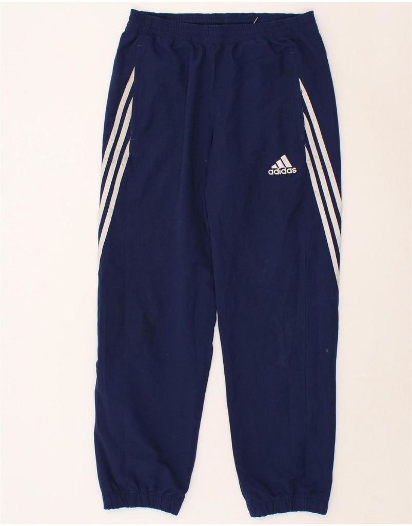 ADIDAS Mens Tracksuit Trousers Joggers Small Navy Blue Polyester Vintage Adidas and Second-Hand Adidas from Messina Hembry 