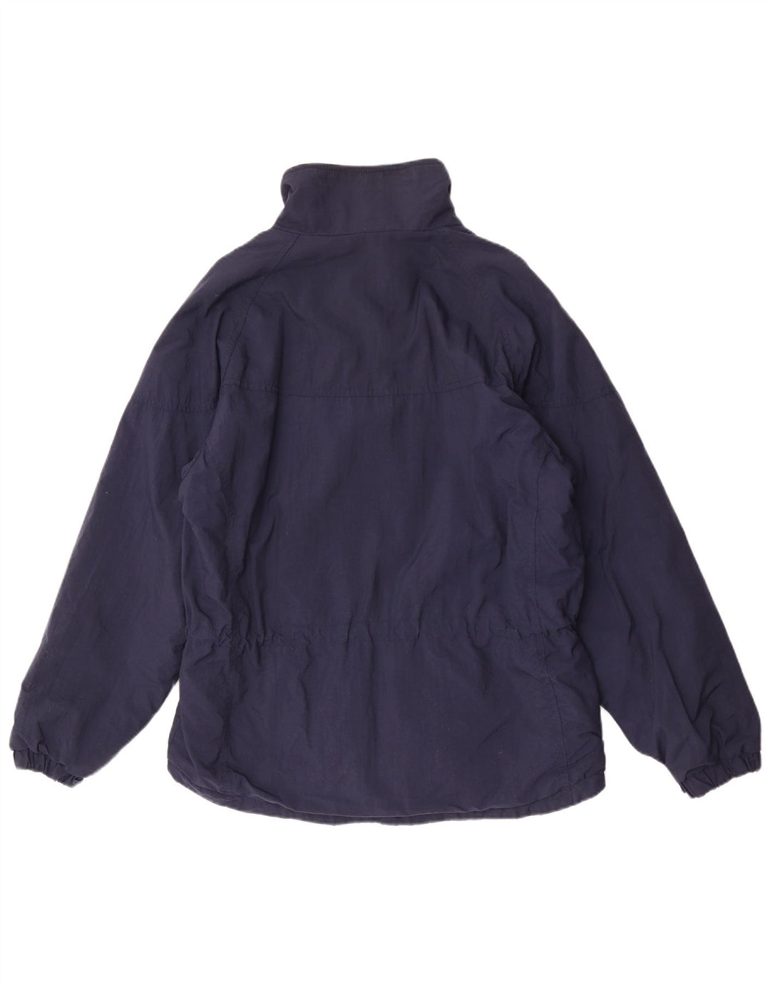 Columbia Womens Loose Fit Windbreaker Jacket UK 14 Medium Navy Blue