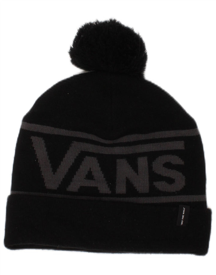 Vans Mens Graphic Knit Beanie Hat One Size Black Colourblock Acrylic