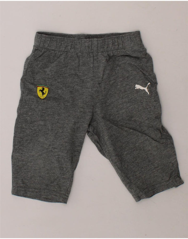 PUMA Baby Boys Tracksuit Trousers 6-9 Months  Grey Cotton Vintage Puma and Second-Hand Puma from Messina Hembry 