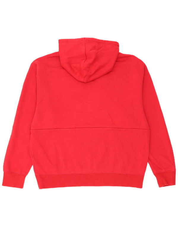 Jordan Mens Standard Fit Hoodie Jumper XL Red Cotton