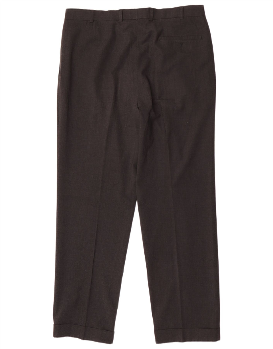 Marks & Spencer Mens Pegged Suit Trousers W36 L31 Grey Polyester