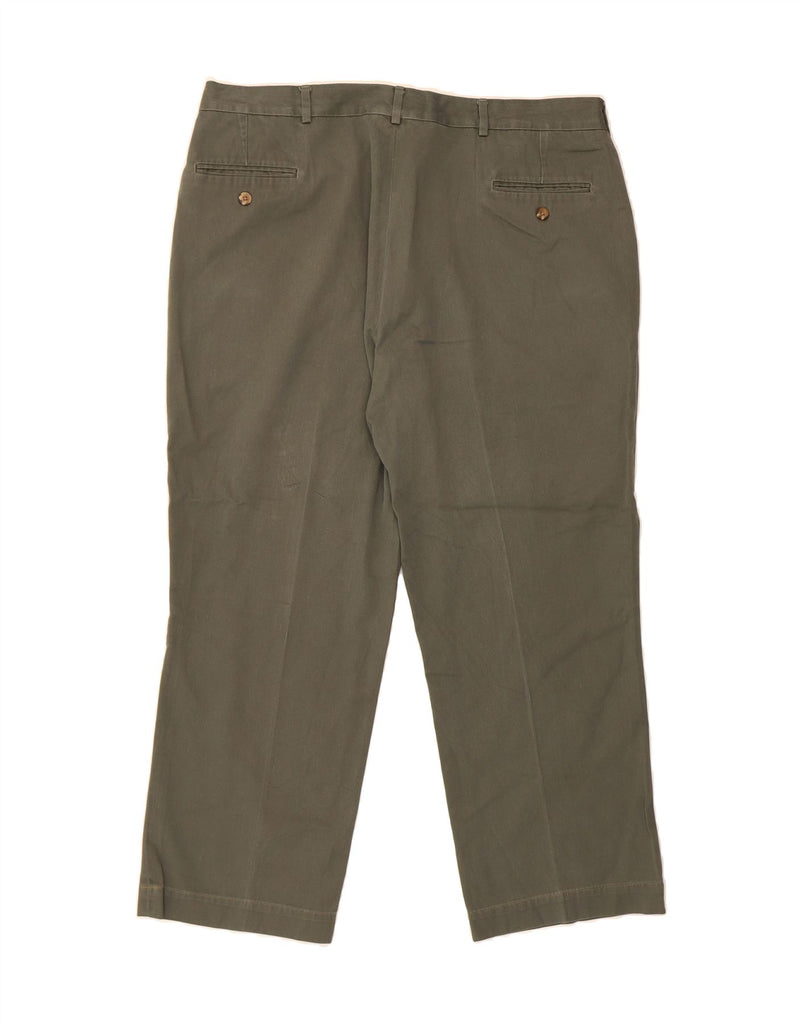 L.L.BEAN Mens Straight Chino Trousers W42 L28 Green Cotton Vintage L.L.Bean and Second-Hand L.L.Bean from Messina Hembry 