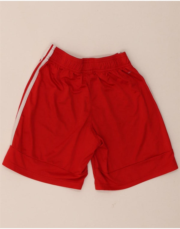 Adidas Girls Climalite Sport Shorts 11-12 Years  Red Polyester