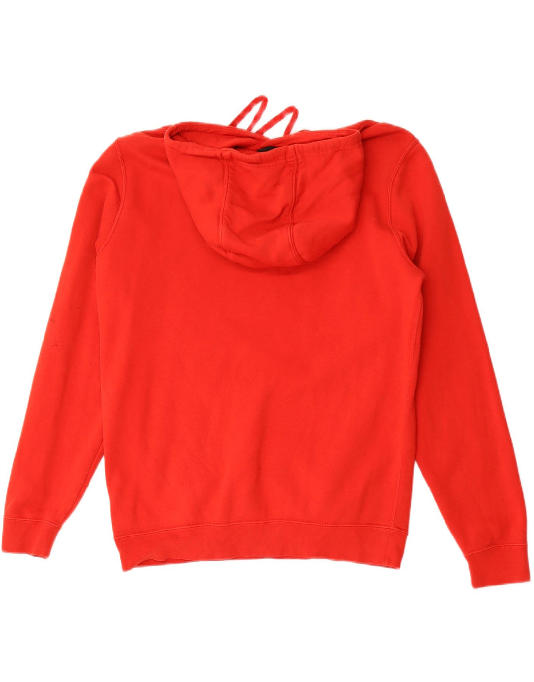 NIKE Mens Hoodie Jumper Medium Red Cotton