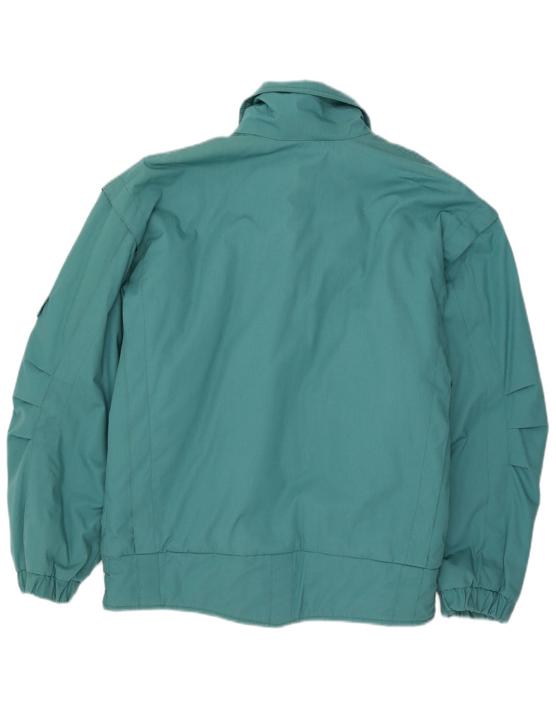 Vintage Mens Double Breasted Bomber Jacket UK 38 Medium Green