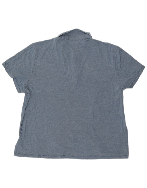 Michael Kors Mens Polo Shirt 2XL Blue Cotton