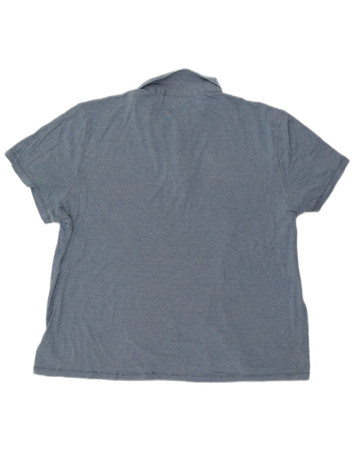 Michael Kors Mens Polo Shirt 2XL Blue Cotton