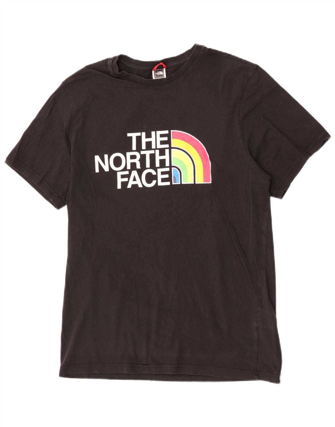 The North Face Mens Graphic T-Shirt Top Medium Black Cotton