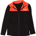 Under Armour Mens Fitted Tracksuit Top Jacket Small Black Colourblock