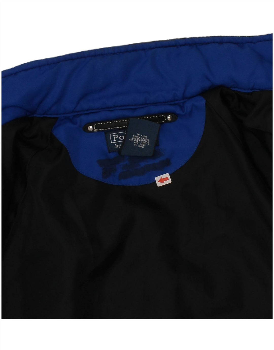 Polo Ralph Lauren Boys Graphic Harrington Jacket 7-8 Years Small Navy Blue