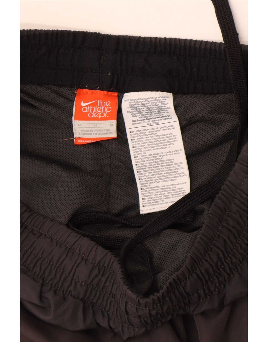 Nike Mens Tracksuit Trousers Medium Grey Polyester