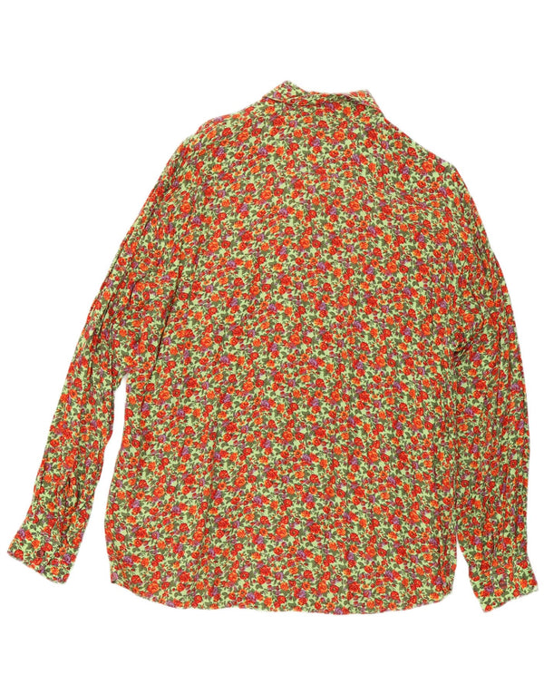 Colombus Mens Shirt Large Multicoloured Floral