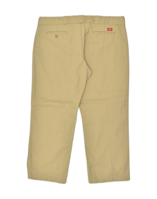 DICKIES Womens 774 Original Fit Chino Trousers US 18 2XL W42 L29 Beige, Vintage & Second-Hand Clothing Online