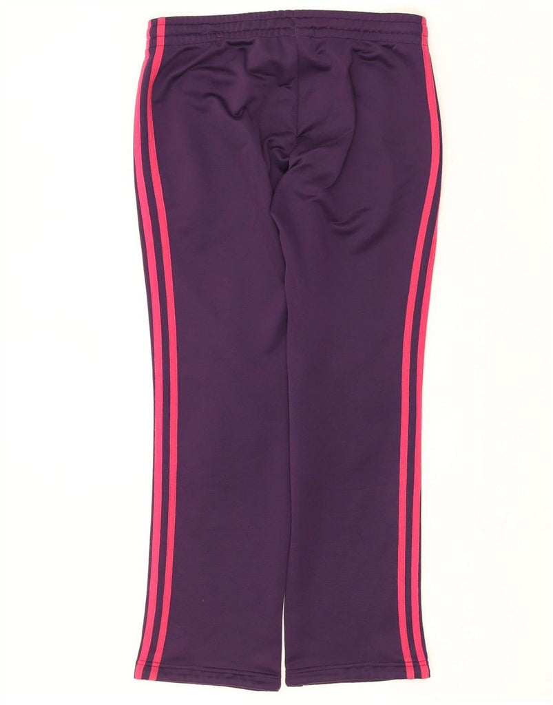 ADIDAS Womens Climalite Tracksuit Trousers UK 4/6 XS Purple Polyester Vintage Adidas and Second-Hand Adidas from Messina Hembry 