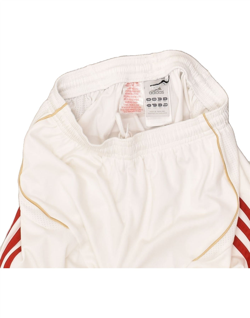 ADIDAS Boys Sport Shorts 13-14 Years White Polyester | Vintage Adidas | Thrift | Second-Hand Adidas | Used Clothing | Messina Hembry 