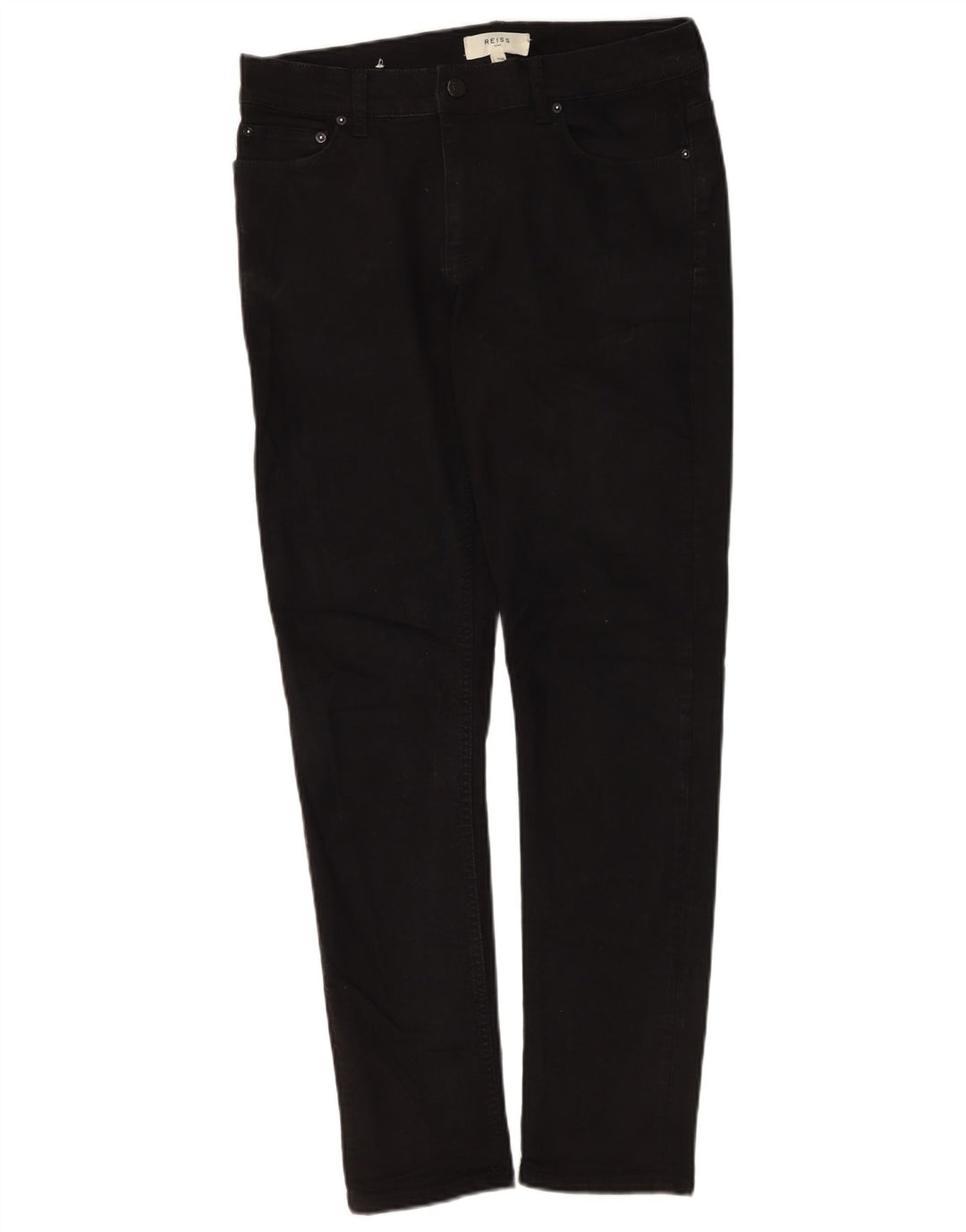 Reiss Womens Slim Jeans W30 L32 Black Cotton