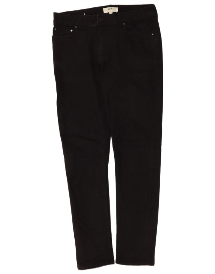 Reiss Womens Slim Jeans W30 L32 Black Cotton