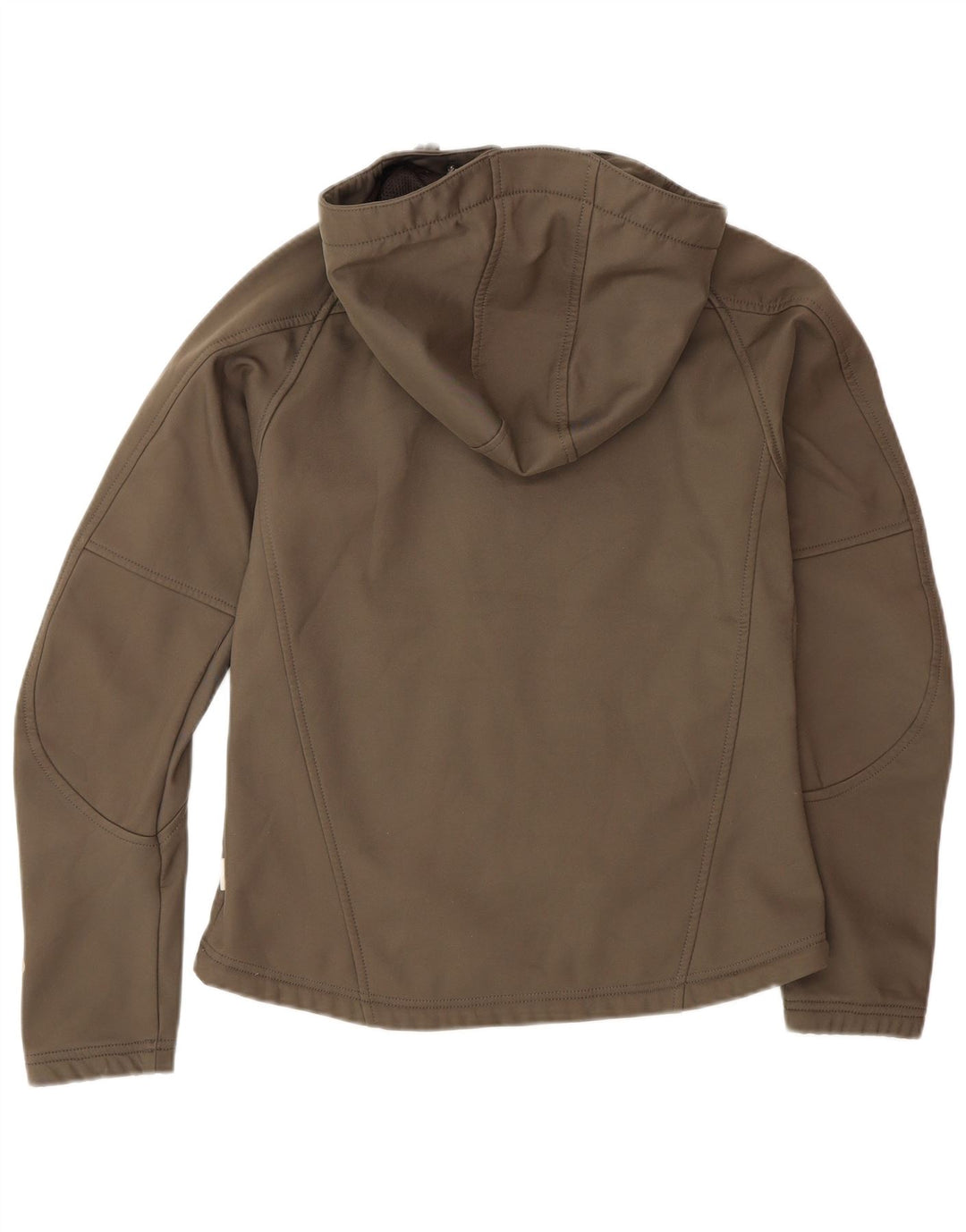 O'Neill Womens Hooded Windbreaker Jacket UK 12 Medium Khaki Polyester