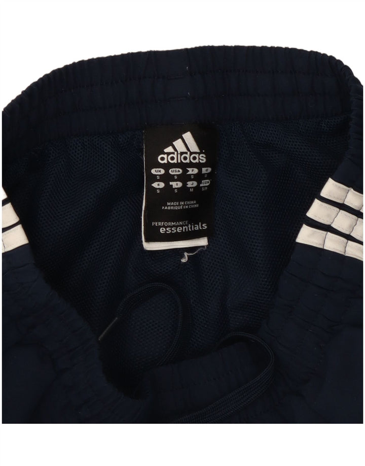 Adidas Mens Tracksuit Trousers Small Navy Blue Polyester