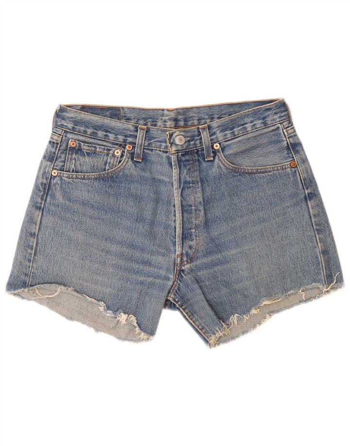 Levi's Womens 501 Denim Shorts W32 Large Blue