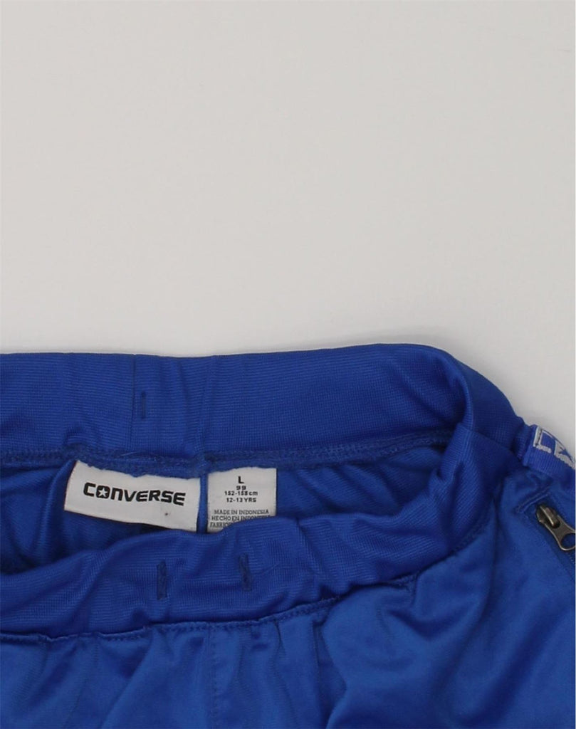 CONVERSE Boys Graphic Tracksuit Trousers Joggers 12-13 Years Large  Blue | Vintage Converse | Thrift | Second-Hand Converse | Used Clothing | Messina Hembry 