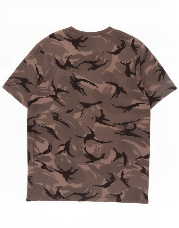 Adidas Mens Graphic T-Shirt Top XL Grey Camouflage Cotton