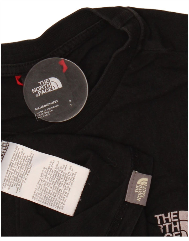 THE NORTH FACE Mens T-Shirt Top Small Black Cotton