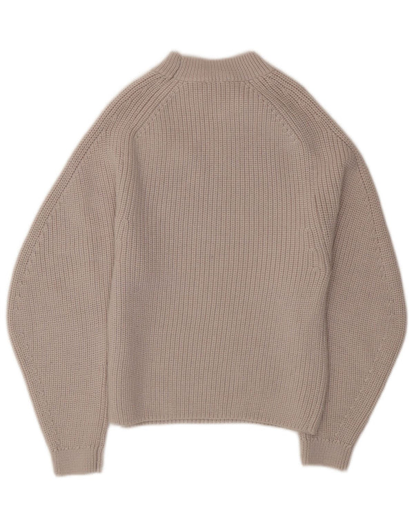 Cos Womens Turtle Neck Jumper Sweater UK 6 XS Grey Wool