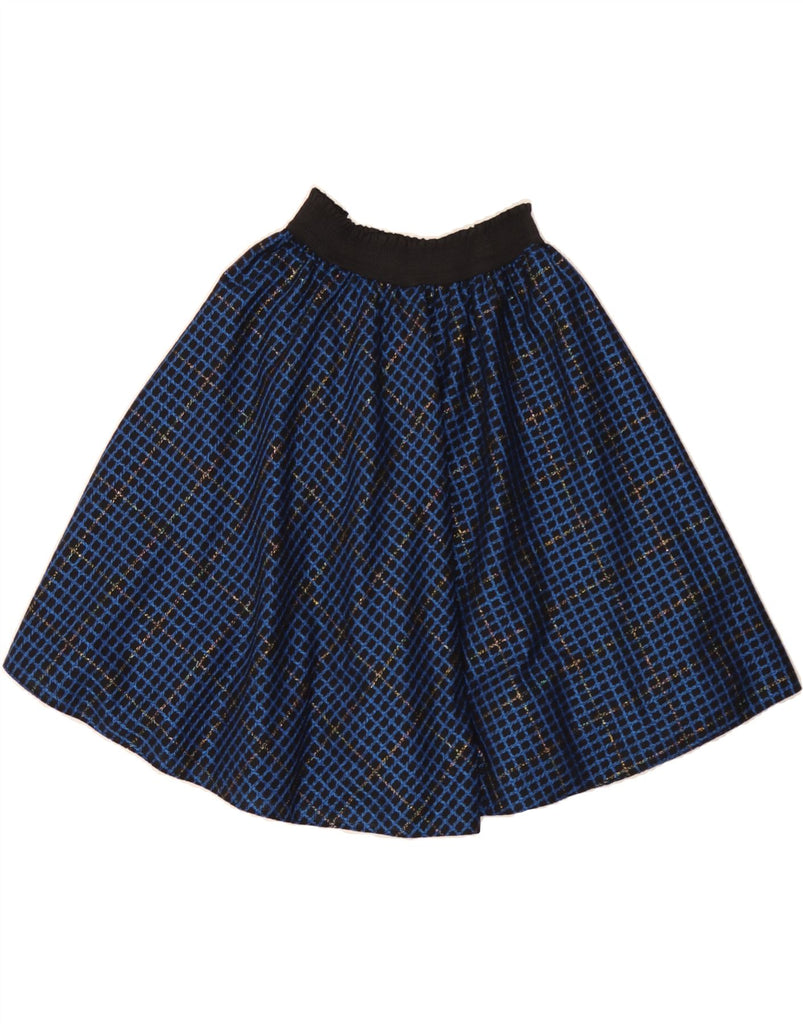 C&A Girls A-Line Skirt 13-14 Years W24  Blue Check Polyester Vintage C&A and Second-Hand C&A from Messina Hembry 