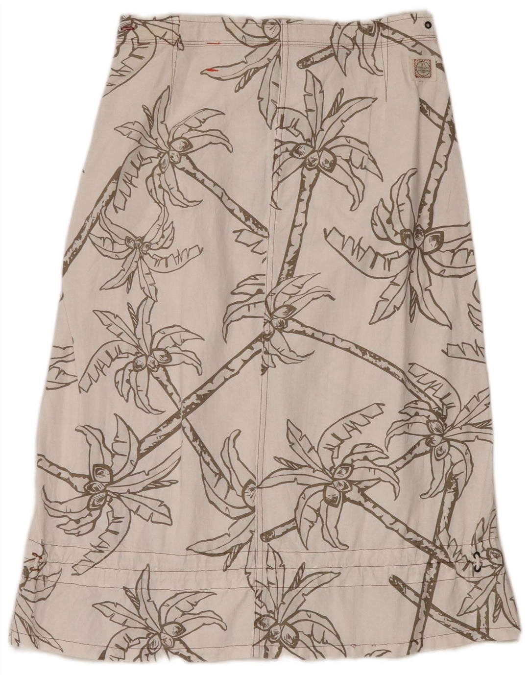 Murphy & Nye Womens Maxi Skirt W30 Medium  White Floral Cotton
