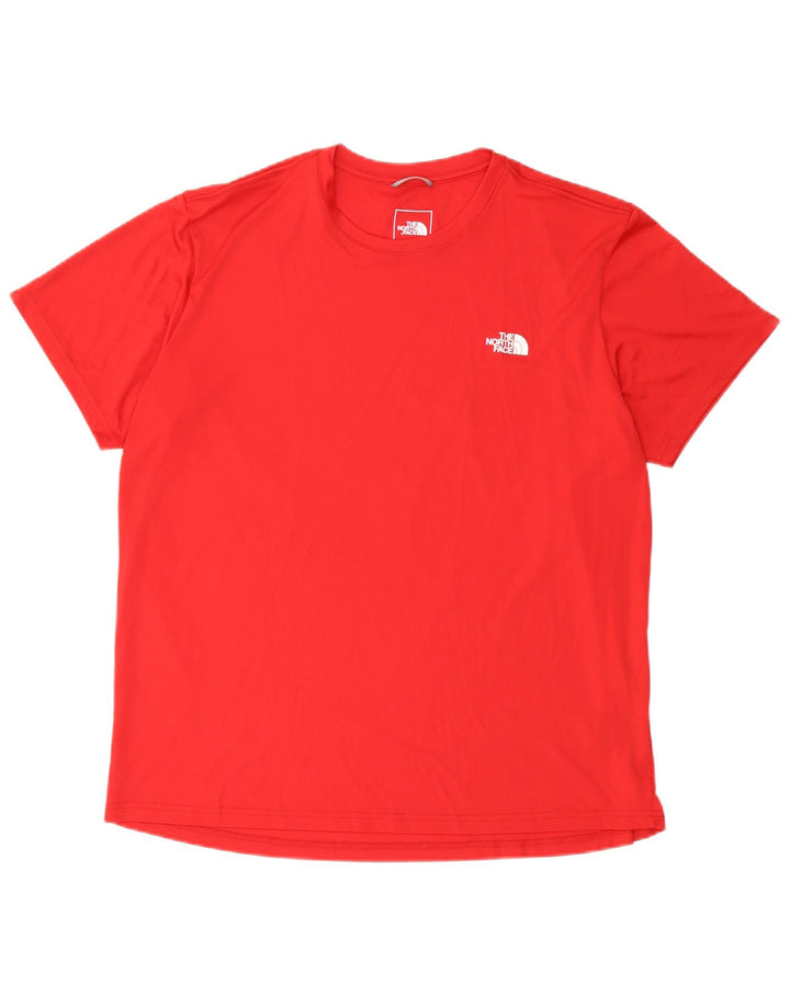 The North Face Mens T-Shirt Top XL Red Polyester