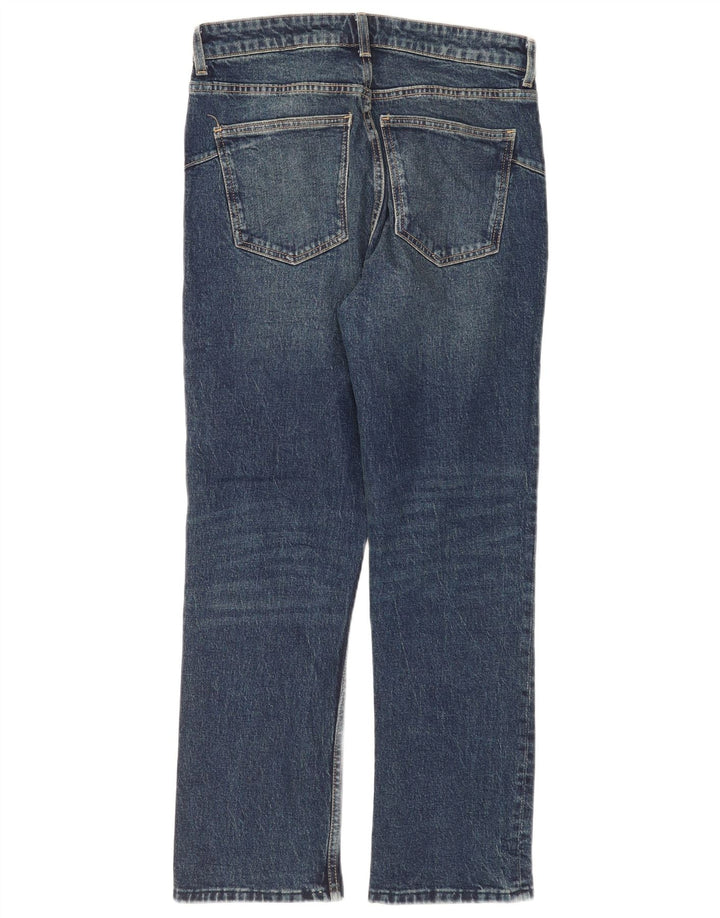 Zara Womens Straight Jeans EU 40 Medium W30 L28 Navy Blue