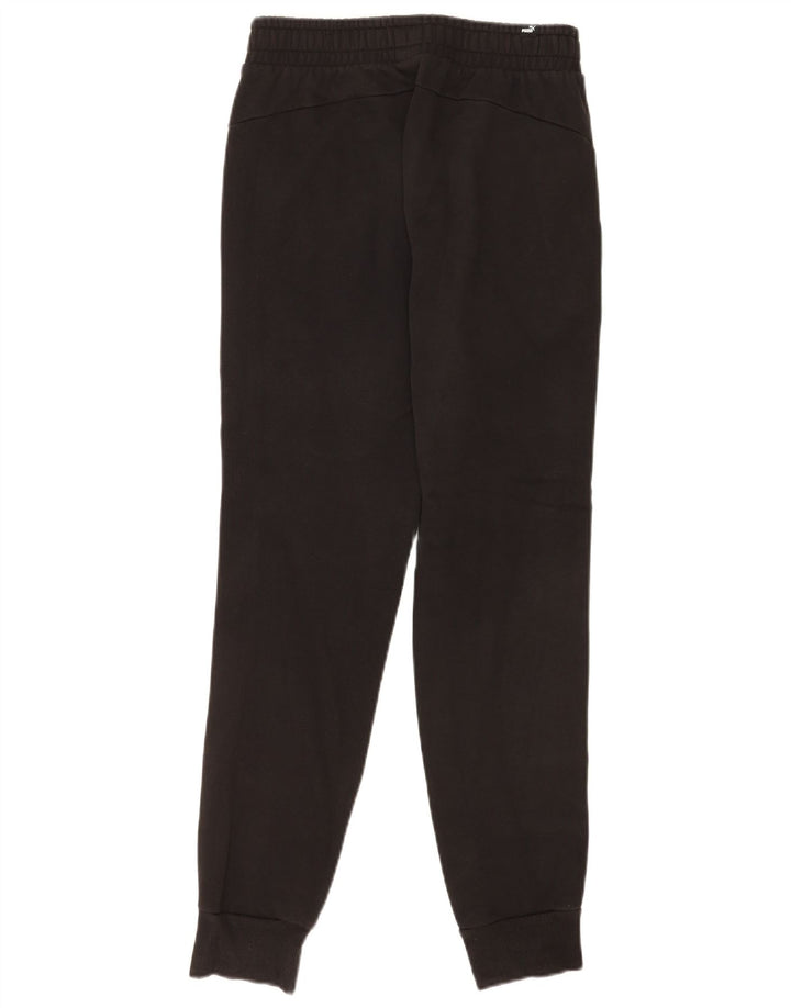 Puma Mens Tracksuit Trousers Joggers Small Black Cotton