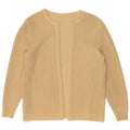 Schoeller Womens Open Cardigan Sweater UK 12 Medium Beige Polyacrylic